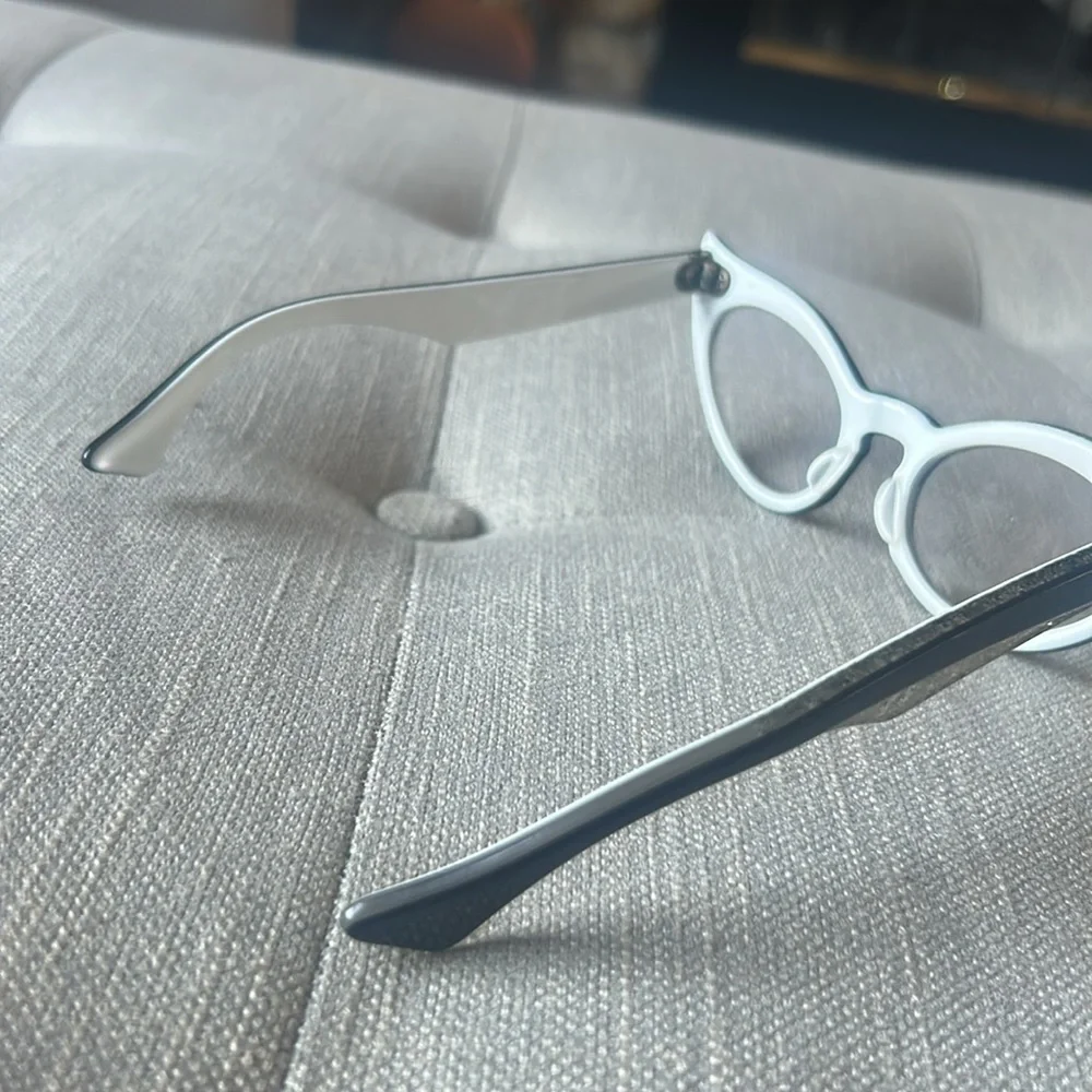 Rare Authentic Vintage Original 60'S LUMAR 653 42¤20 130 Girl Cat Eye Sunglasses